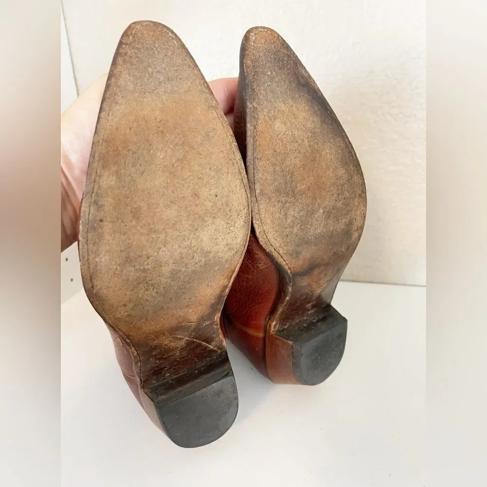 Justin’s Vintage Cowgirl boots Western pointed toe Boots. Rodeo 9.5